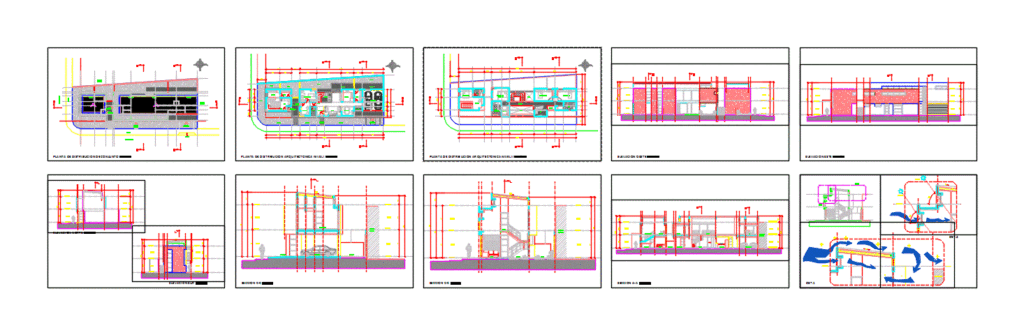 House Apartment DWG Block for AutoCAD