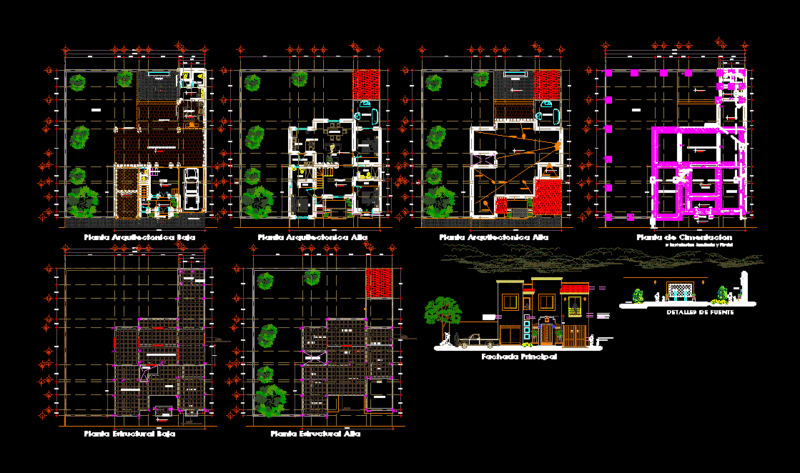 House Break DWG Detail for AutoCAD