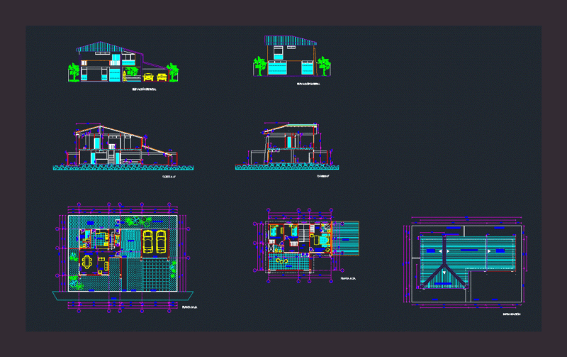 House Brito DWG Block for AutoCAD