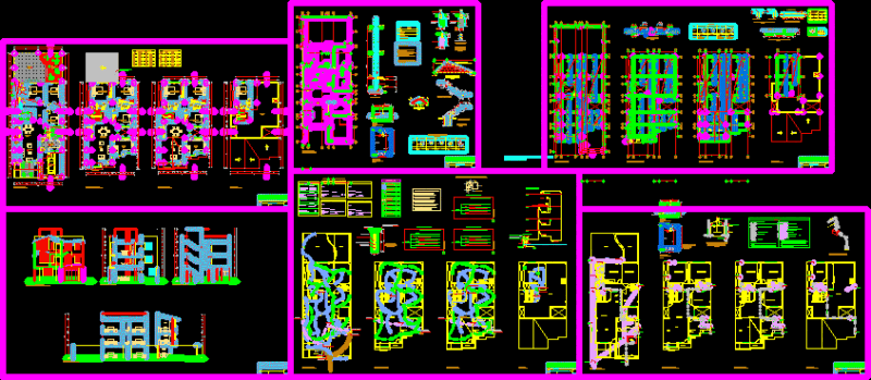 House Building DWG Section for AutoCAD