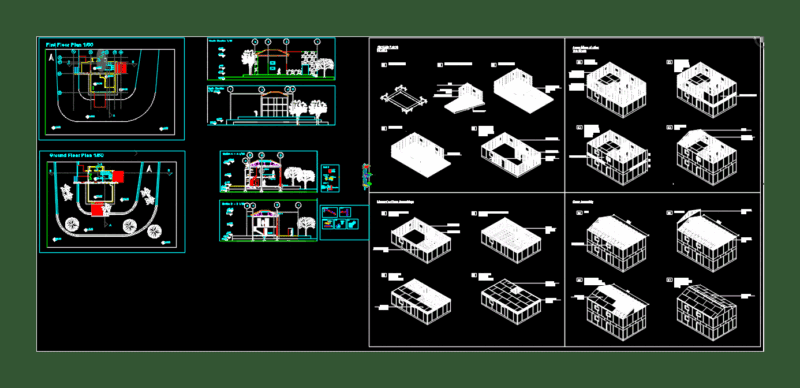 House Construction Details DWG Section for AutoCAD