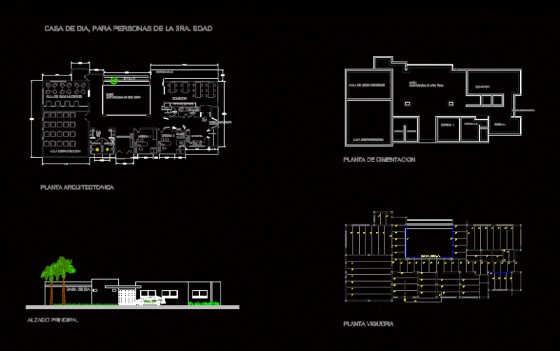 House Day DWG Full Project for AutoCAD