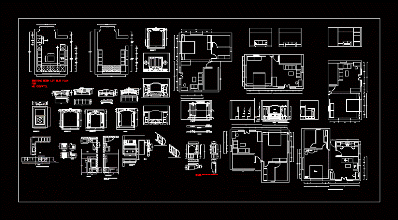House Design DWG Block for AutoCAD