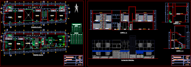 House DWG Block for AutoCAD