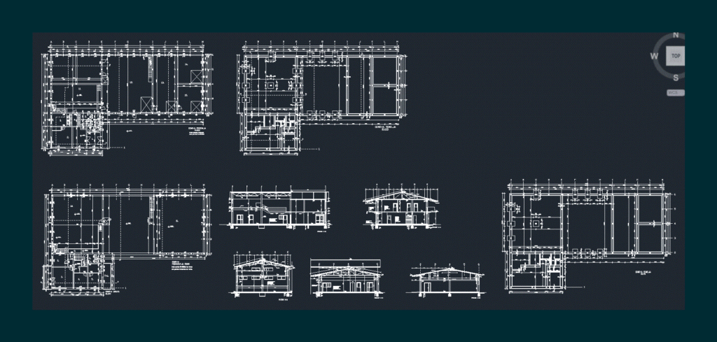 House DWG Block for AutoCAD