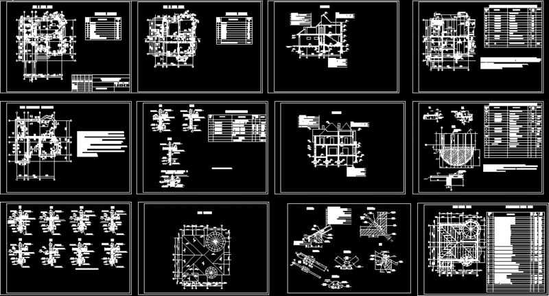 House DWG Block for AutoCAD