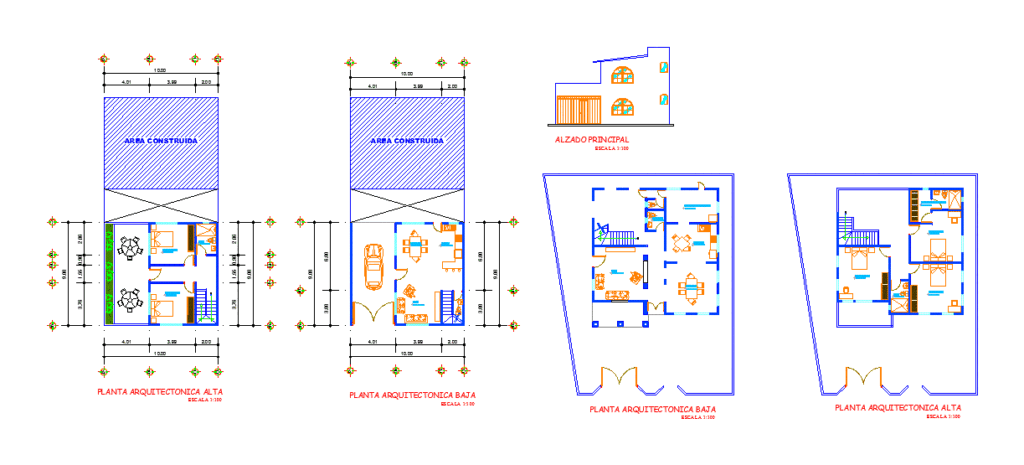 House DWG Block for AutoCAD