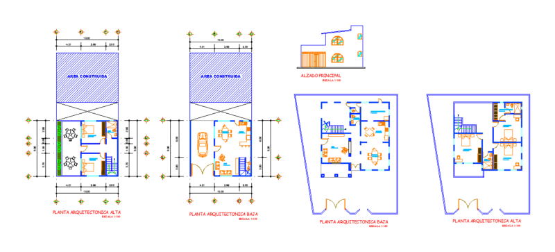 House DWG Block for AutoCAD