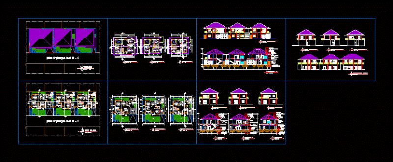House DWG Block for AutoCAD
