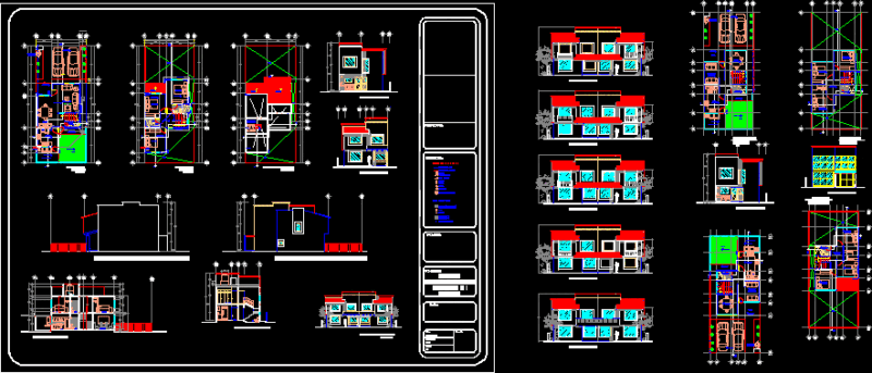House DWG Block for AutoCAD
