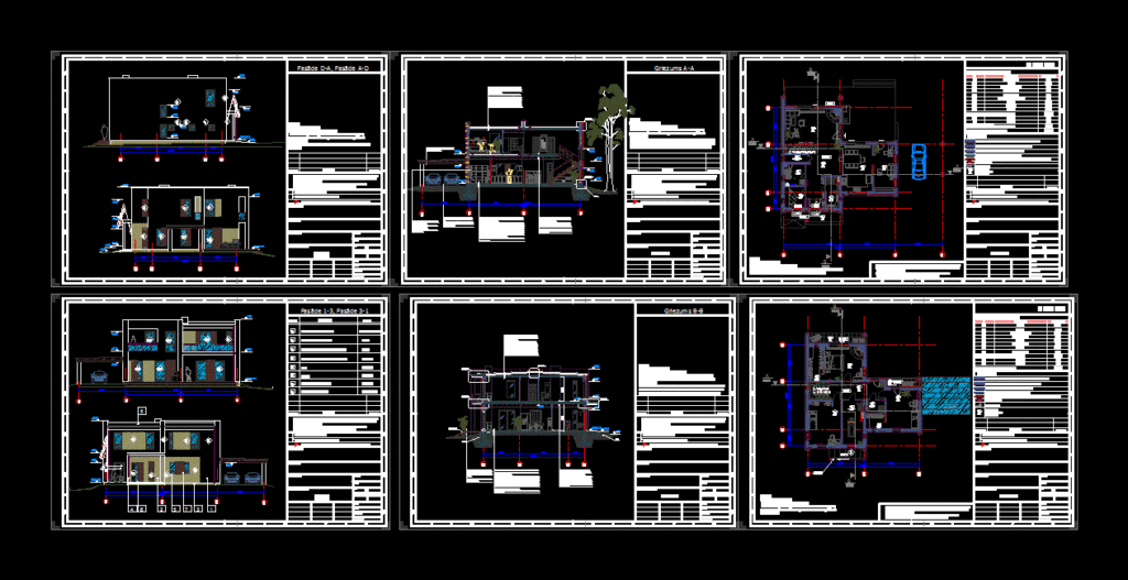 House DWG Full Project for AutoCAD