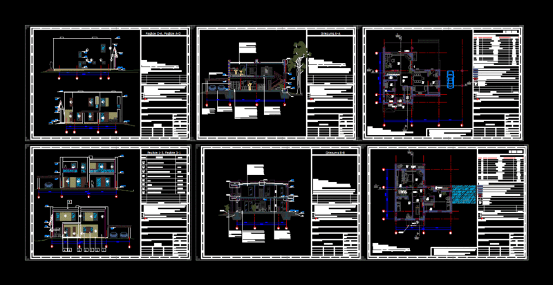 House DWG Full Project for AutoCAD