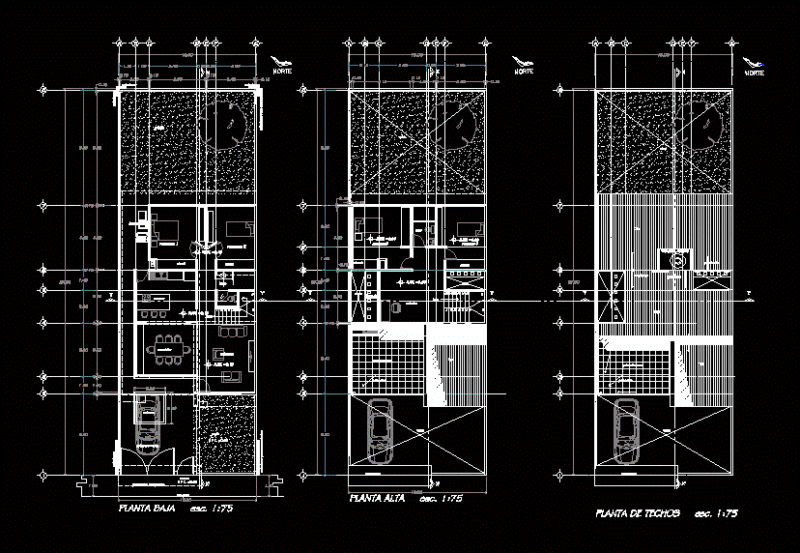 House DWG Model for AutoCAD