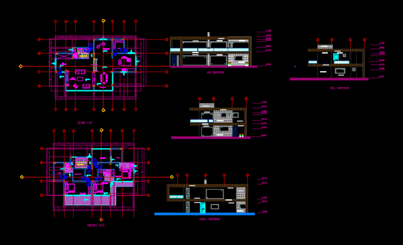 House DWG Plan for AutoCAD