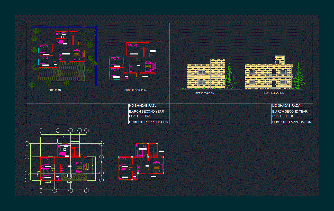 autocad-house-plans-dwg