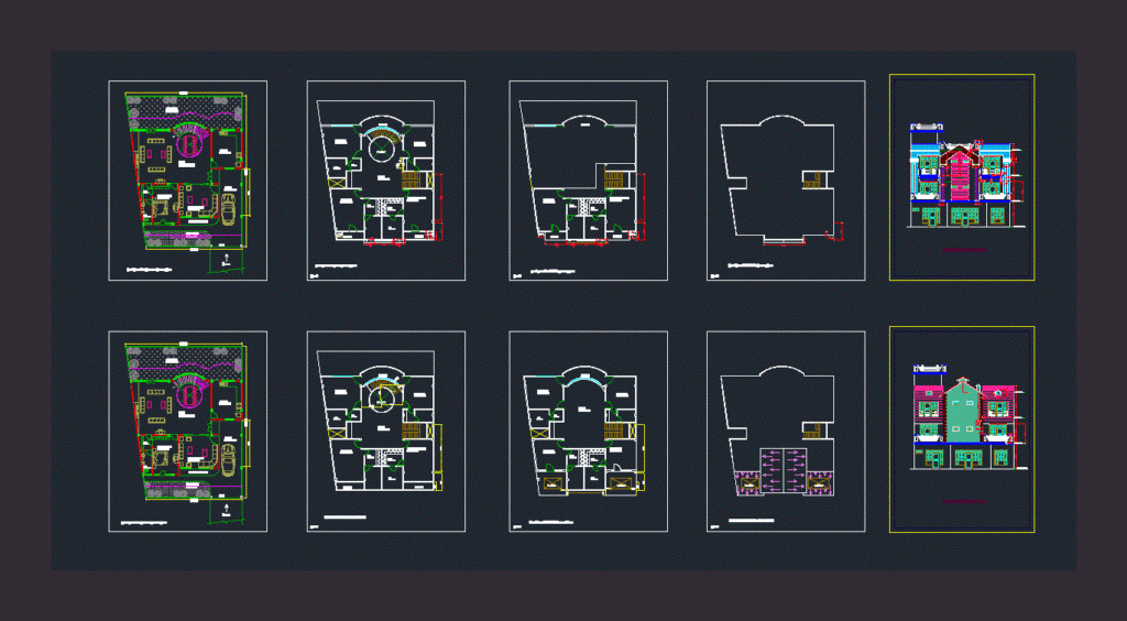 House DWG Plan for AutoCAD