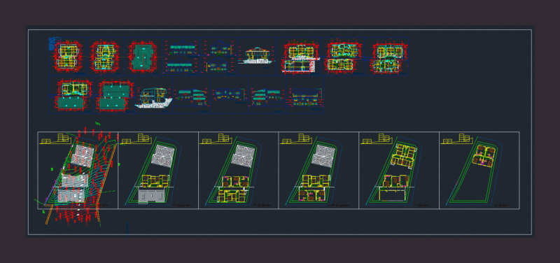 House DWG Section for AutoCAD