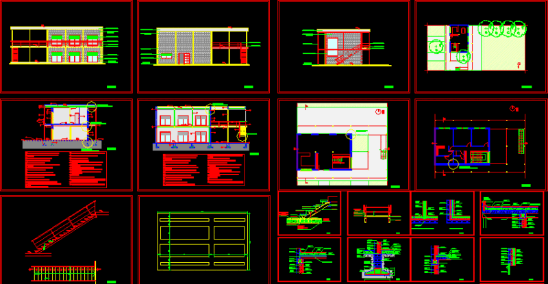 House DWG Section for AutoCAD