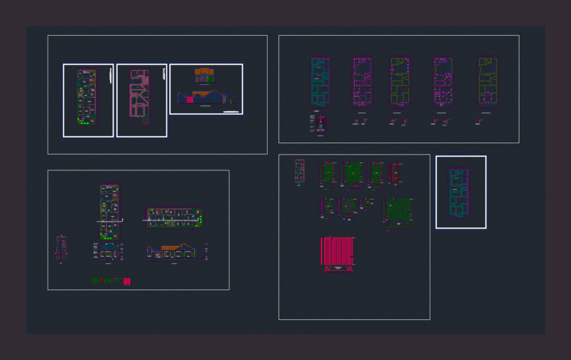 House DWG Section for AutoCAD