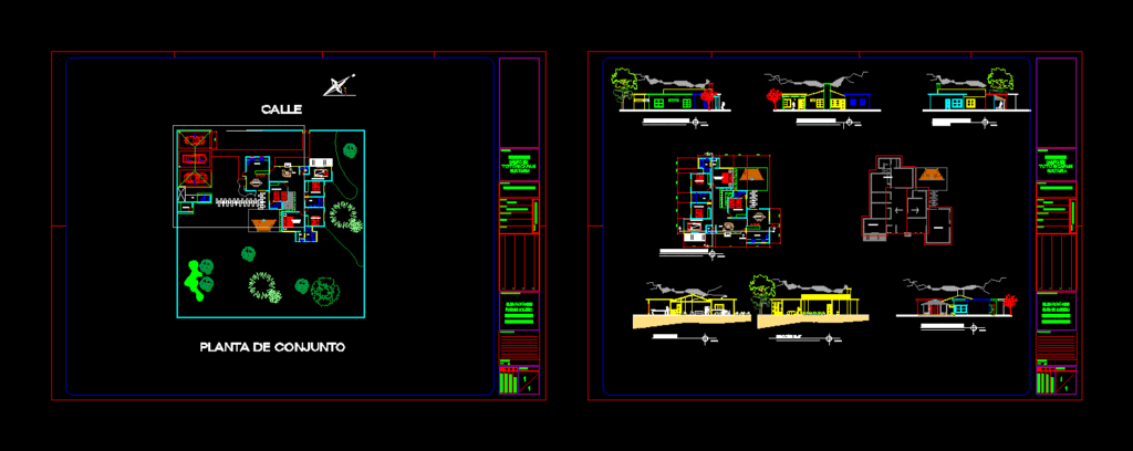 House DWG Section for AutoCAD