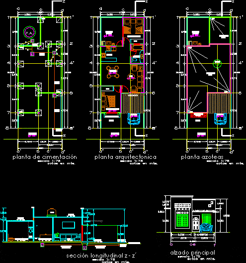 House DWG Section for AutoCAD • Designs CAD