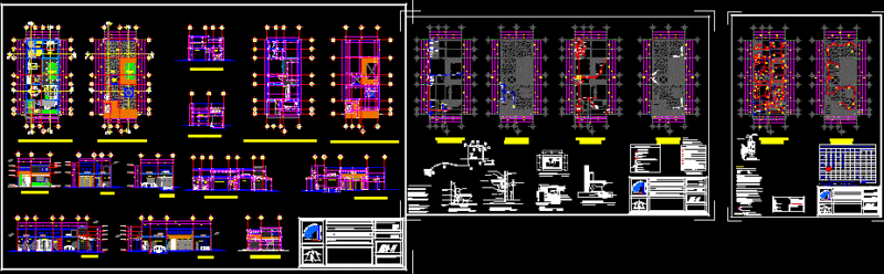 House DWG Section for AutoCAD