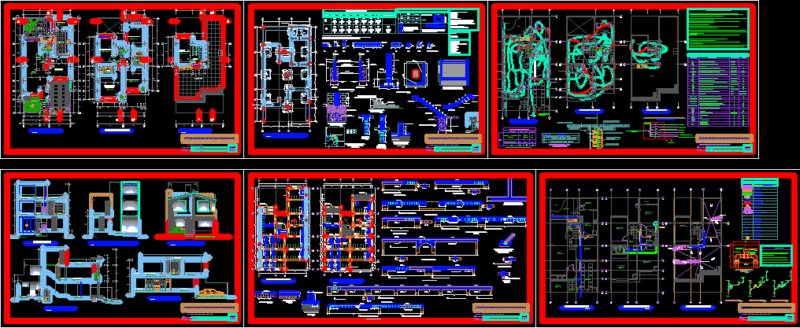 House DWG Section for AutoCAD