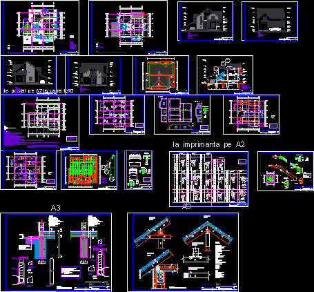 Family - Architecture And Structure DWG Block for AutoCAD • CAD