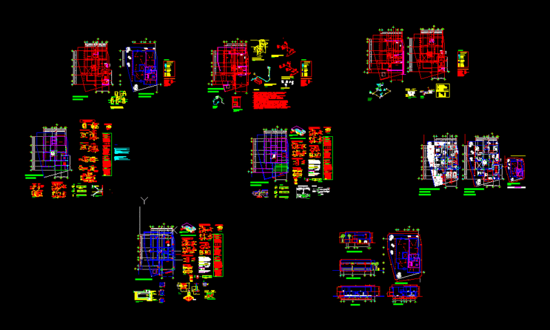 House Full Room DWG Plan for AutoCAD