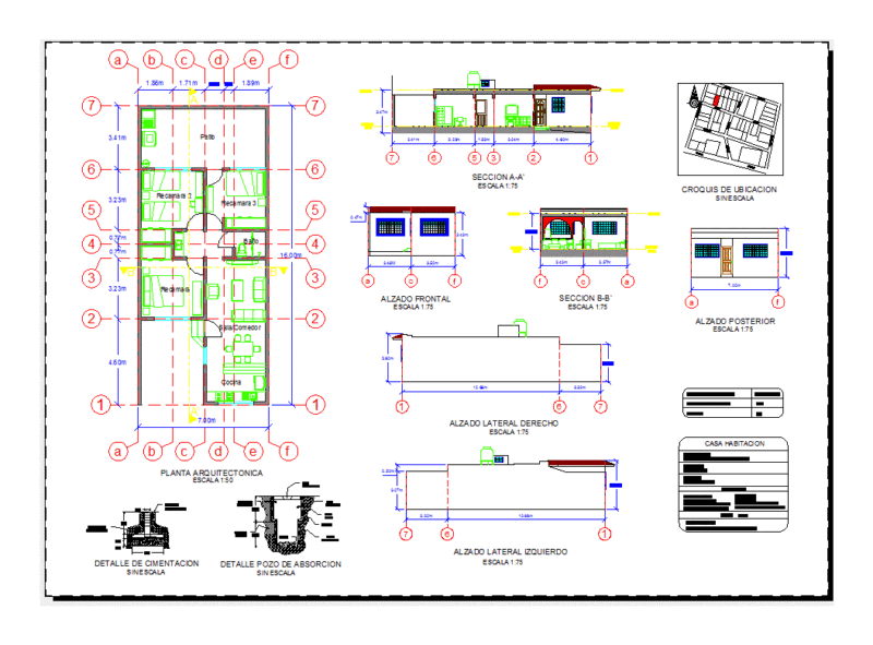 House House Room Room DWG Section for AutoCAD