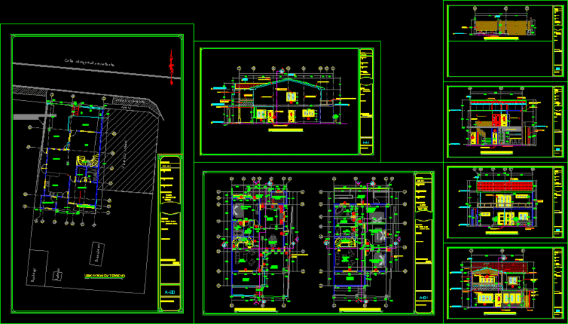 House Housing DWG Block for AutoCAD