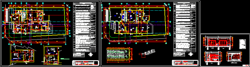 House In Square DWG Section for AutoCAD