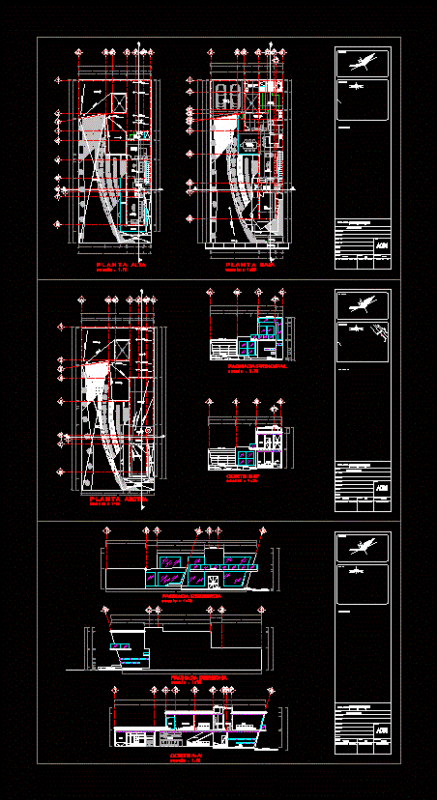House Lomas DWG Section for AutoCAD