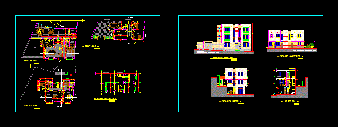 House Minimal DWG Block for AutoCAD • Designs CAD