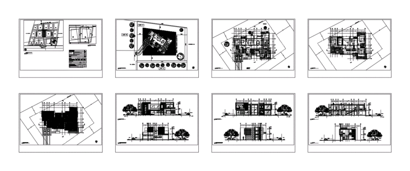 Large House  with Veranda 2D DWG Plan for AutoCAD