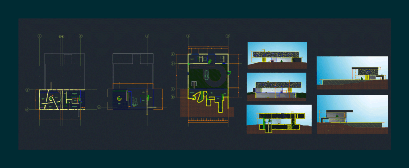 House Of Bordeaux DWG Block for AutoCAD