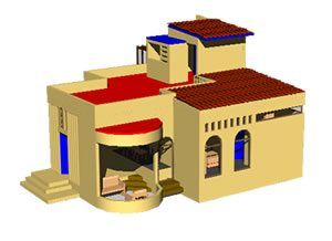 House On 3D DWG Model for AutoCAD