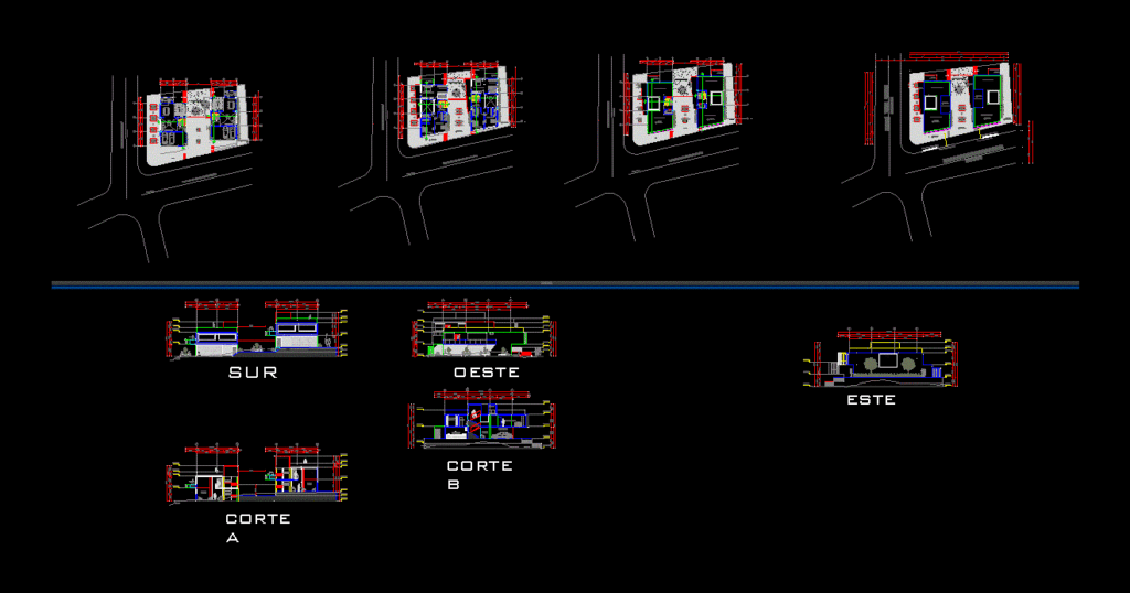 House On A Slope DWG Block for AutoCAD