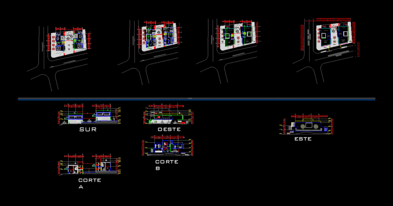 House On A Slope DWG Block for AutoCAD