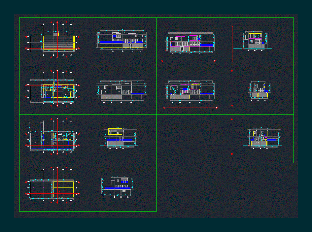 House On Mountain DWG Section for AutoCAD