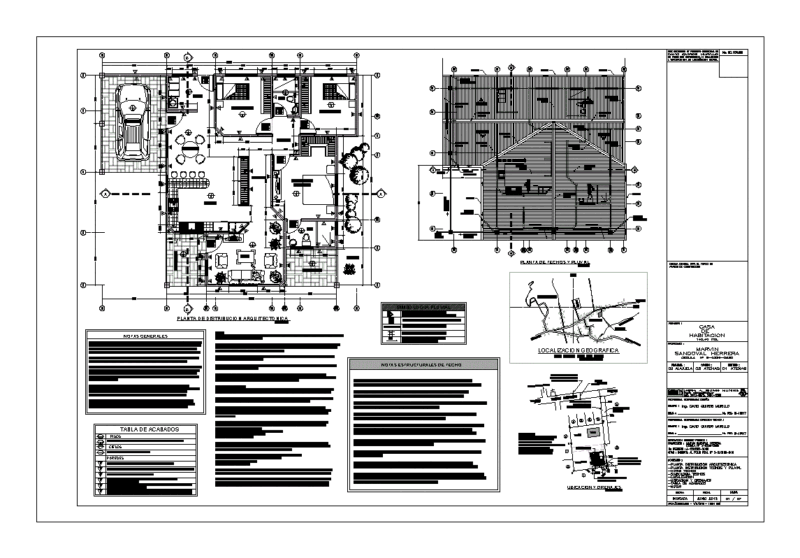House Plans 145m2 DWG Plan for AutoCAD