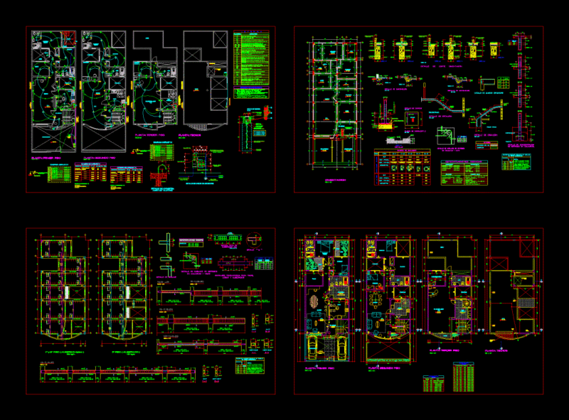 House Plans DWG Plan for AutoCAD