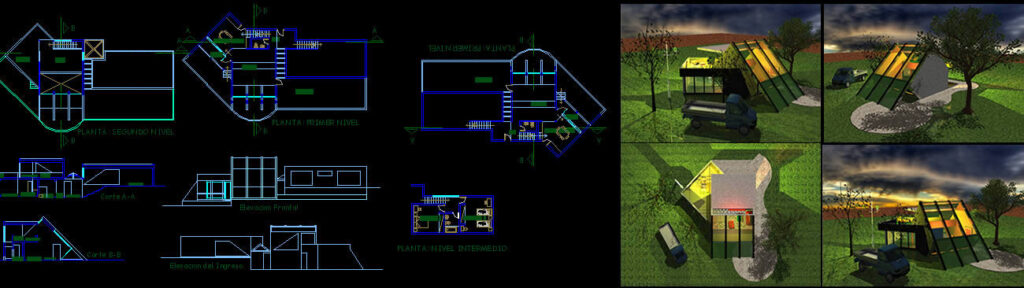 House Project – 3D DWG Full Project for AutoCAD