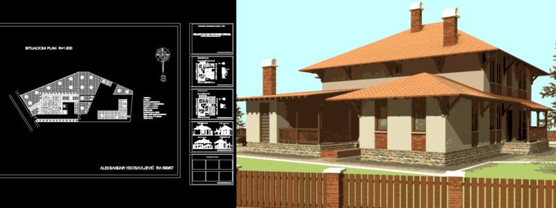 House Project DWG Full Project for AutoCAD