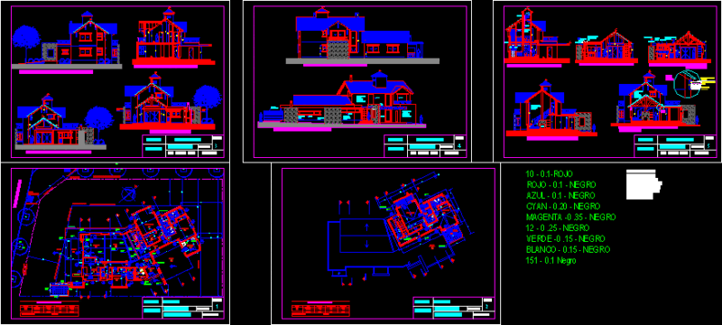 House Project DWG Full Project for AutoCAD