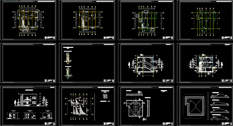 House Project DWG Full Project for AutoCAD