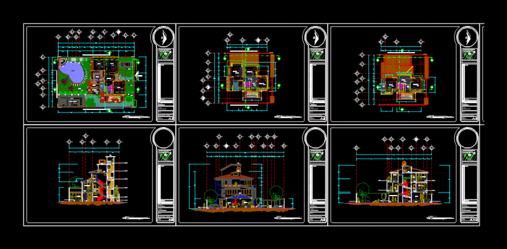 House Project Room DWG Full Project for AutoCAD