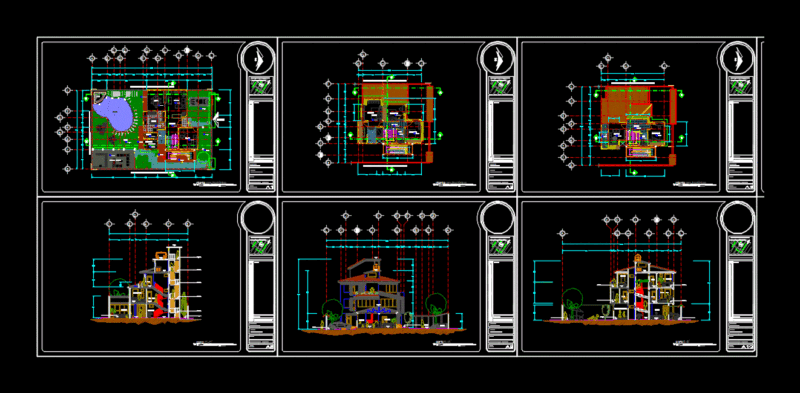 House Project Room DWG Full Project for AutoCAD