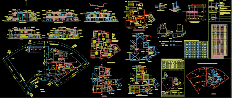 House Proyect DWG Section for AutoCAD