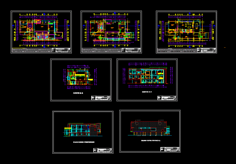 House Rachofsky – Richard Meier DWG Block for AutoCAD